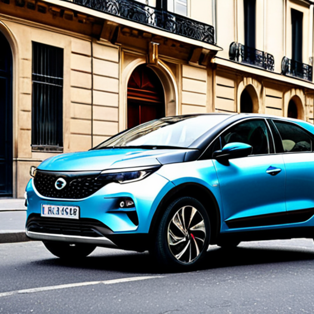 타타 알트로즈의 최신 트림 리뷰 - Refreshed Exterior Design**

"A stylish Tata Altroz parked on a Parisian street with classic archite...