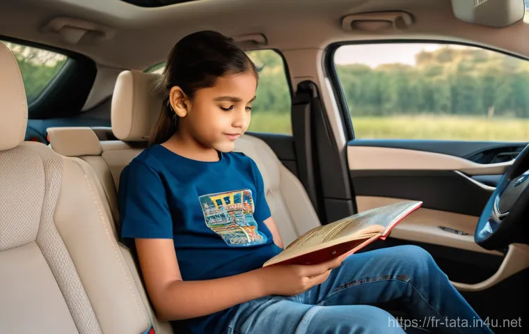 타타 하리아의 장거리 주행 성능 - "A wide, cinematic shot of a modern Tata Harrier SUV, in a sophisticated metallic gray color, gracef...